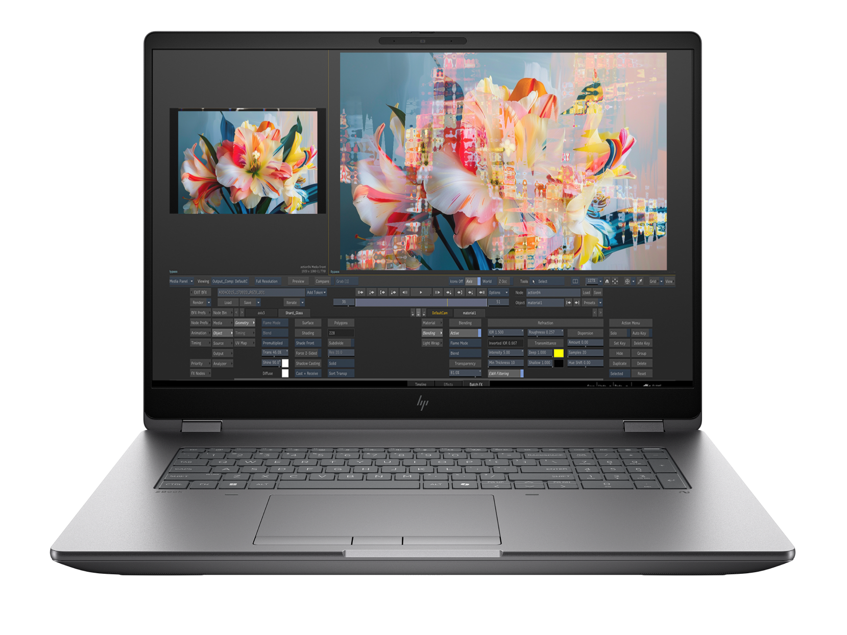 This is a Zbook. They couldn't even center the trackpad.